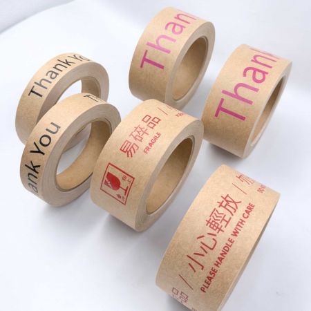 Customized printed kraft paper tape (with release paper)